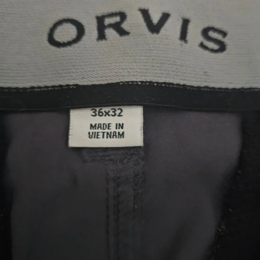 Orvis Classic Collection Lightweight 5 Pocket Trek Pant, Forged Iron Men's 36X32